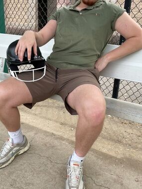 POLO RALPH LAUREN MEN Olive Shirt CLASSIC FIT TENNIS Embroidered Logo PONY